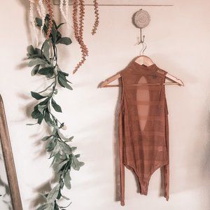Forever 21 Fishnet Mesh Bodysuit 🍃